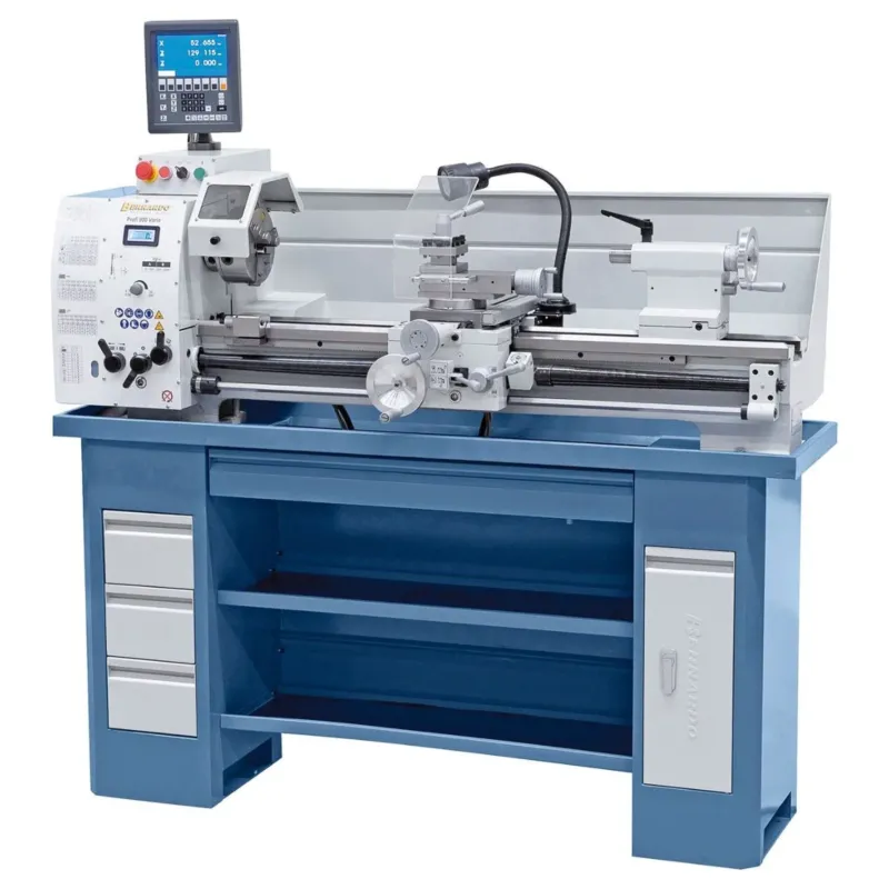 BERNARDO Leit- und Zugspindeldrehmaschine – Modell Profi 900 Vario / 400 V inkl. 2-Achs-Digitalanzeige ES-12 V