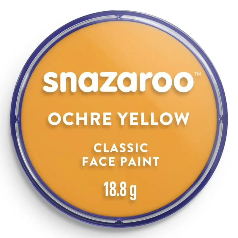 Snazaroo Classic Face Paint Ochre Yellow 18Ml