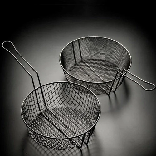 American Metalcraft Fine Mesh Culinary Basket, 8", Tinned Steel