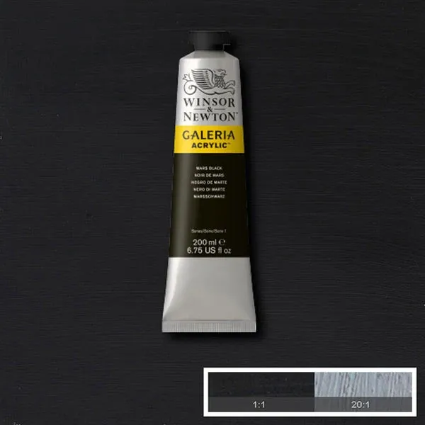 Galeria Acrylic Mars Black 200ml