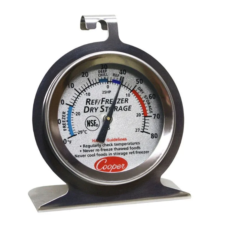 Cooper-Atkins Dial Refrigerator / Freezer Thermometer