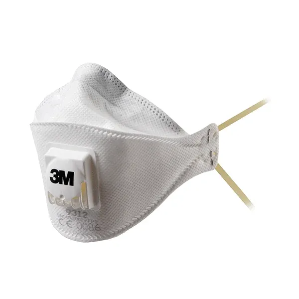 3M FFP1 Valved Fold-Flat Respirator 9312 (Pack of 10) GT500013260