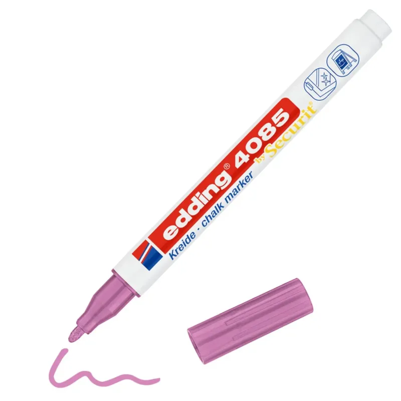 edding 4085 Kreidemarker – pink-metallic, 1–2 mm