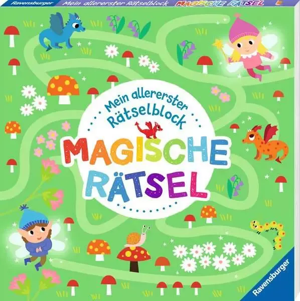 Mein allererster Rätselblock: Magische Rätsel - Perfekte Reisebeschäftigung ab 3 Jahren