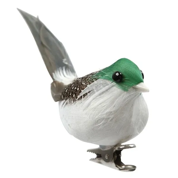 Creativ Bird 4.5x10cm Green 3pk