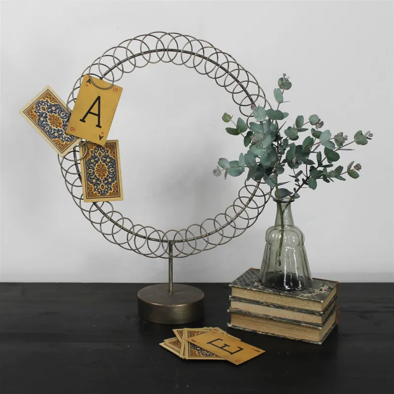 Mora Picture Display, Metal - Circle Set Of 4 By HomArt | Display Cases | Modishstore