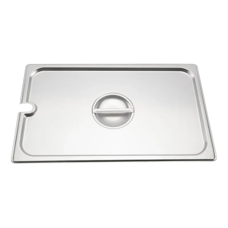 Browne Slotted Food Pan Cover, Stainless Steel