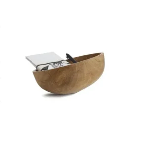 Axis Bowl-Natural (Set of 4) by Texture Designideas | Decorative Bowls | Modishstore