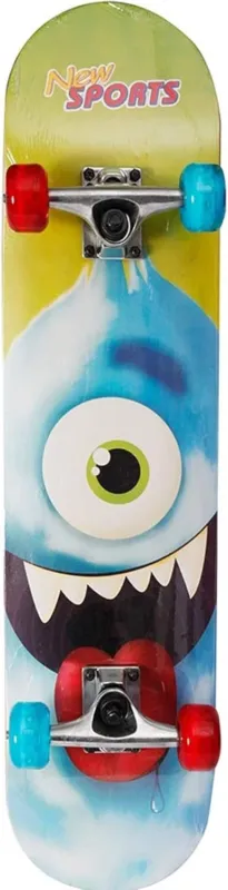 NSP Skateboard Octopus 78,7 cm Ahornholz ABEC-7