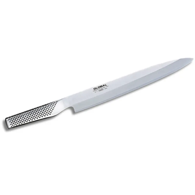 Global Yanagi Sashimi Knife, 10", Textured Handle