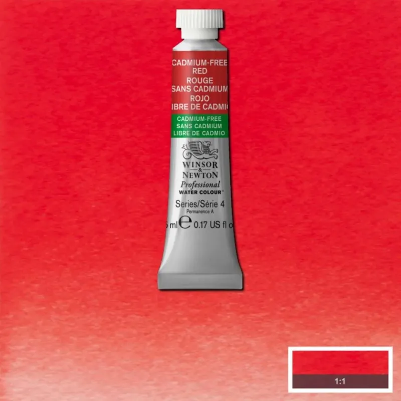 Cadmium FREE Red 5ml - S4 Professional Watercolour