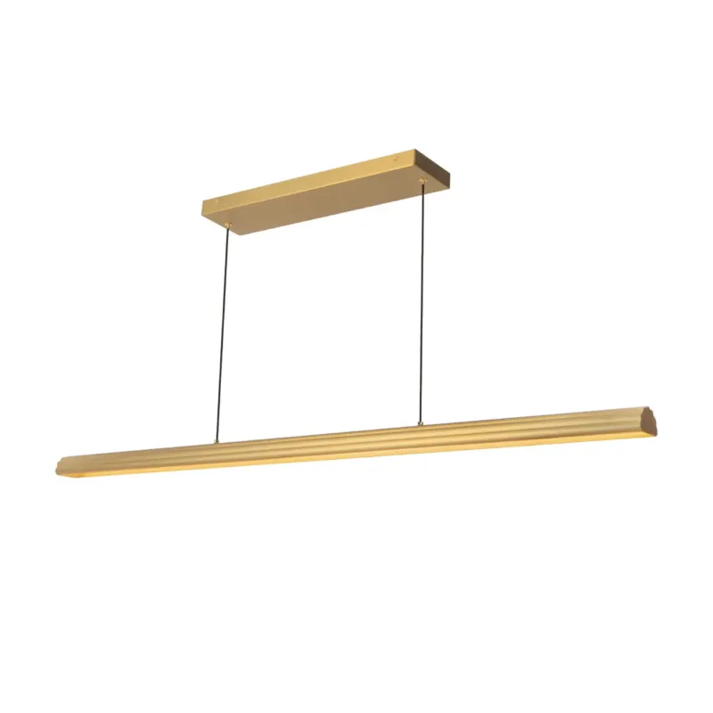 Dottie 48" LED Linear Pendant | Brushed Gold