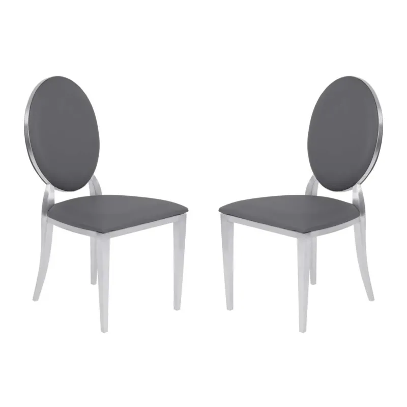 Cielo Contemporary Dining Chair Set of 2 By Armen Living | Dining Chairs | Modishstore