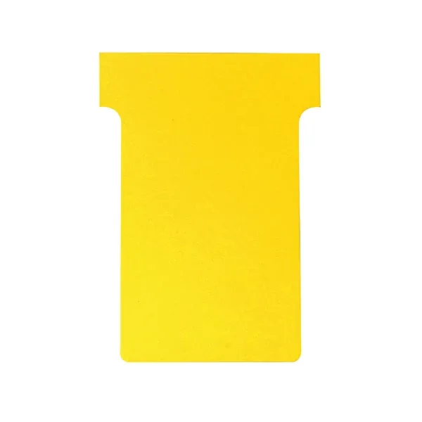 Nobo T-Card Size 2 48 x 85mm Yellow (Pack of 100) 2002004