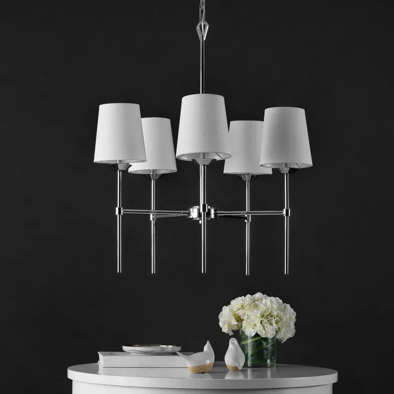 Safavieh Dortra Pendant - Chrome | Pendant Lamps | Modishstore