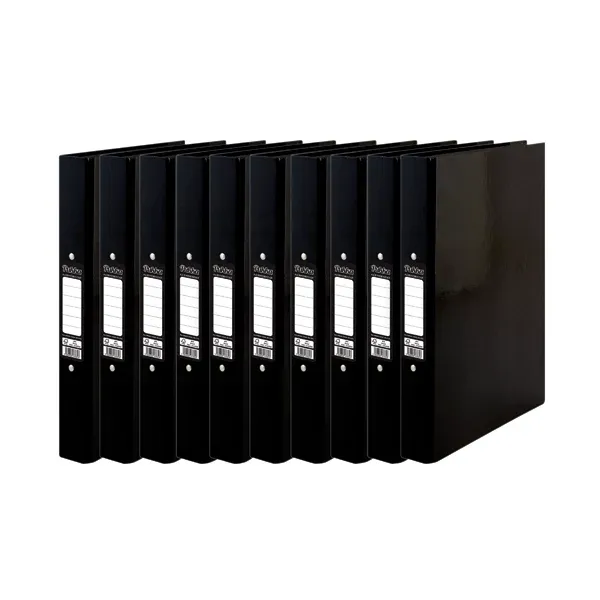 Pukka Brights Ringbinder A4 Black (Pack of 10) BR-7765