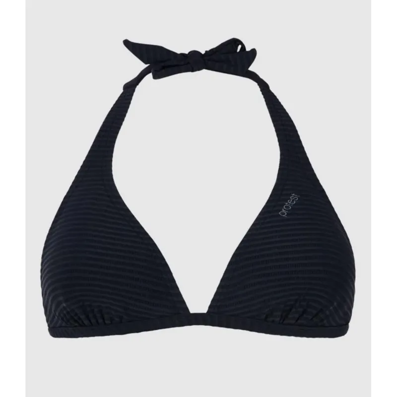Protest MixCaviar Halter-Bikini-Oberteil ture black B-Cup Damen