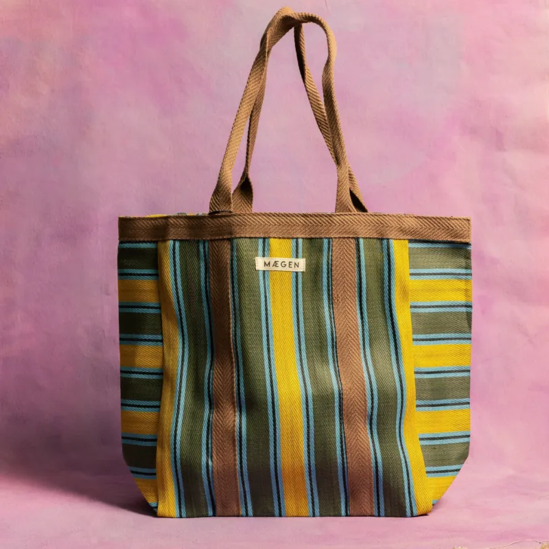 Everywhere Bag | Chocolate/ Yellow/ Olive