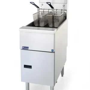Pitco VF-35S Value Series Energy Star Economy Gas Floor Fryer, 35 lb, Natural Gas