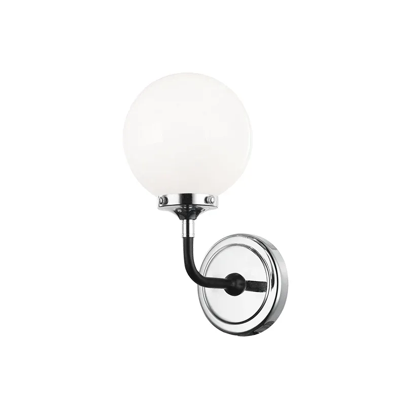 Particles 1-Light Wall Sconce | Chrome / Opal