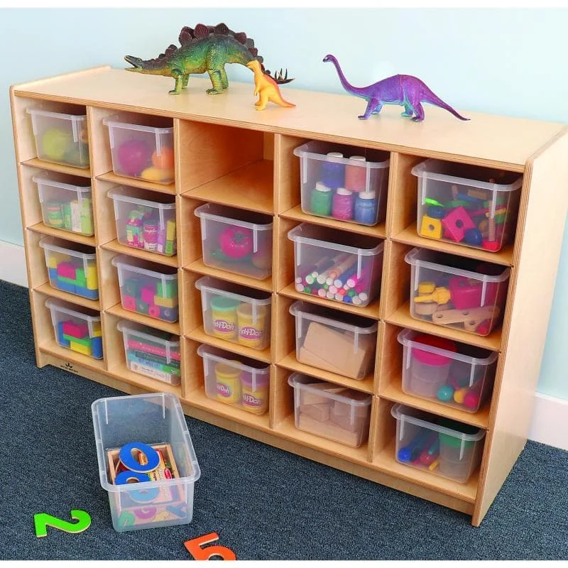 Whitney Brothers® Cubby Storage Cabinet With 20 Trays | Cabinets | Modishstore