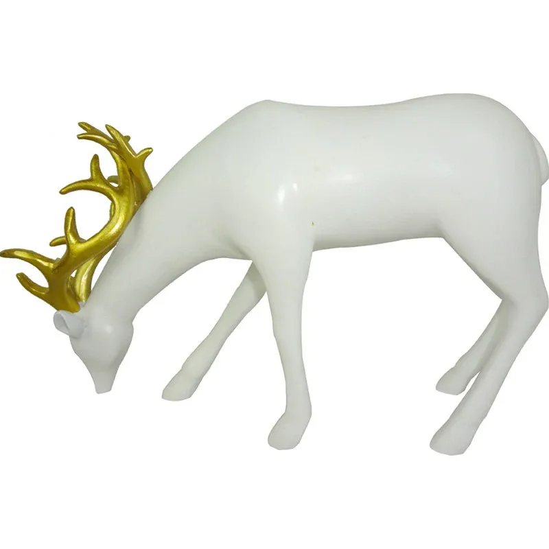 A&B Home Holiday Head-Down Deer - Set Of 4 | Animals & Pets | Modishstore