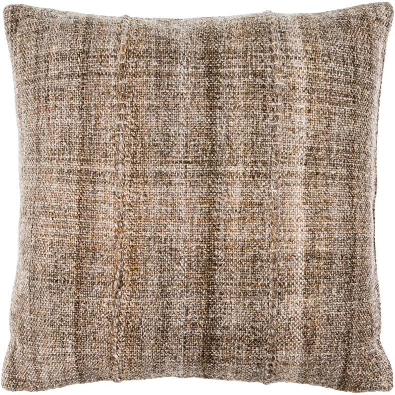 Mudcloth Outdoor Pillow | Orange / Brown