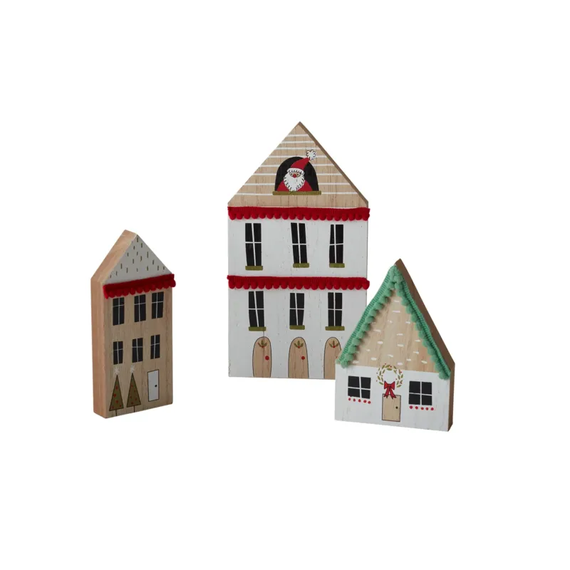 Twinkle Town - Set of 12 By Accent Decor | Figurines | Modishstore - 1
